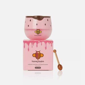 Honeybalm Strawberry Real Organic Lip Balm 5.6G with Applicator